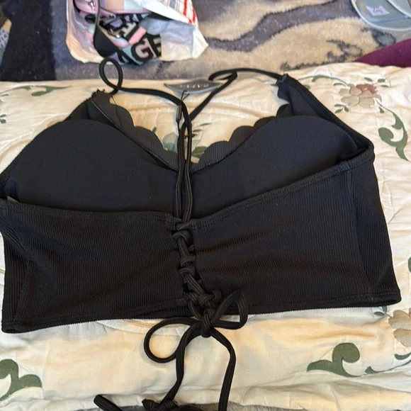 Zaful Black Bikini Classic Swimwear NWT XXL - Picture 3 of 9